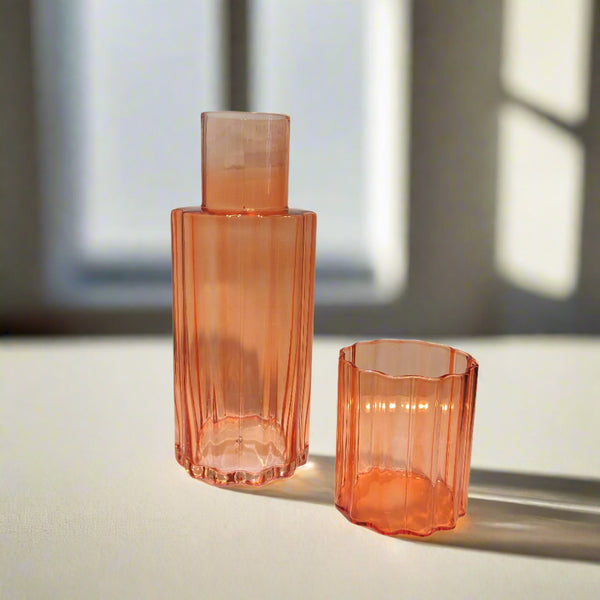 Blooming Grace Glass Carafe and Glass-Nook & Cranny Gift Store-2019 National Gift Store Of The Year-Ireland-Gift Shop