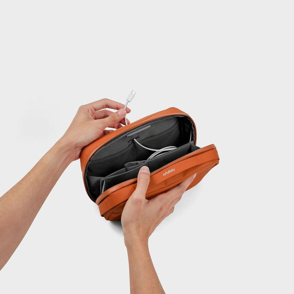 2-in-1 Twin Tech Pouch - Terracotta-Nook & Cranny Gift Store-2019 National Gift Store Of The Year-Ireland-Gift Shop