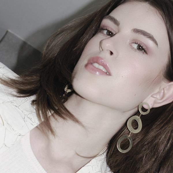 Alaya Triple Circle Earrings - Gold-Nook & Cranny Gift Store-2019 National Gift Store Of The Year-Ireland-Gift Shop