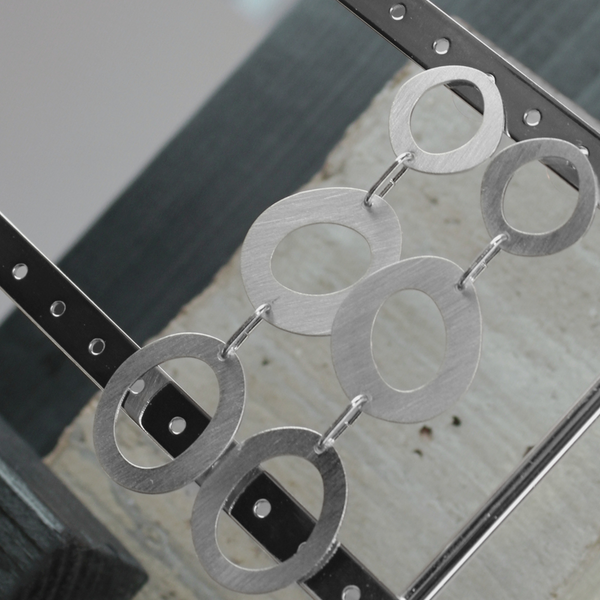 Alaya Triple Circle Earrings - Silver-Nook & Cranny Gift Store-2019 National Gift Store Of The Year-Ireland-Gift Shop