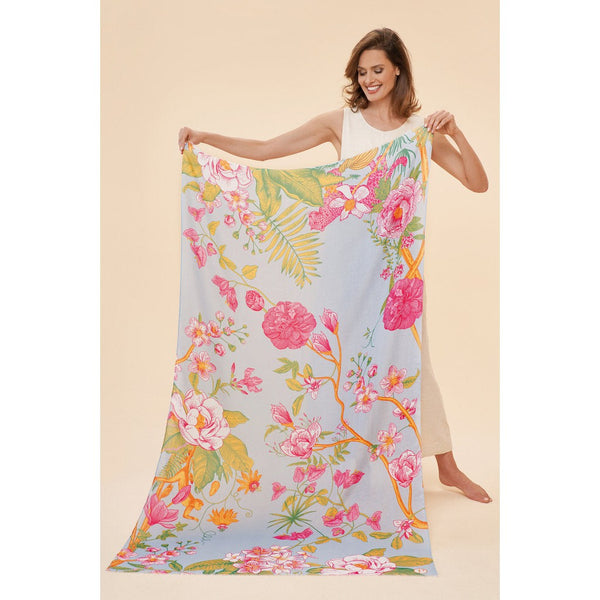 Printed Floral Jungle Scarf - Lavender-Nook & Cranny Gift Store-2019 National Gift Store Of The Year-Ireland-Gift Shop