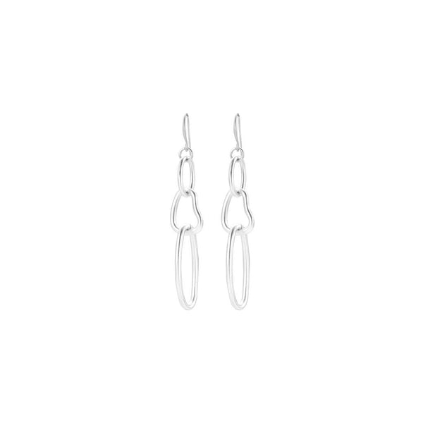 Triple Flow Earrings - Silver Style-Nook & Cranny Gift Store-2019 National Gift Store Of The Year-Ireland-Gift Shop