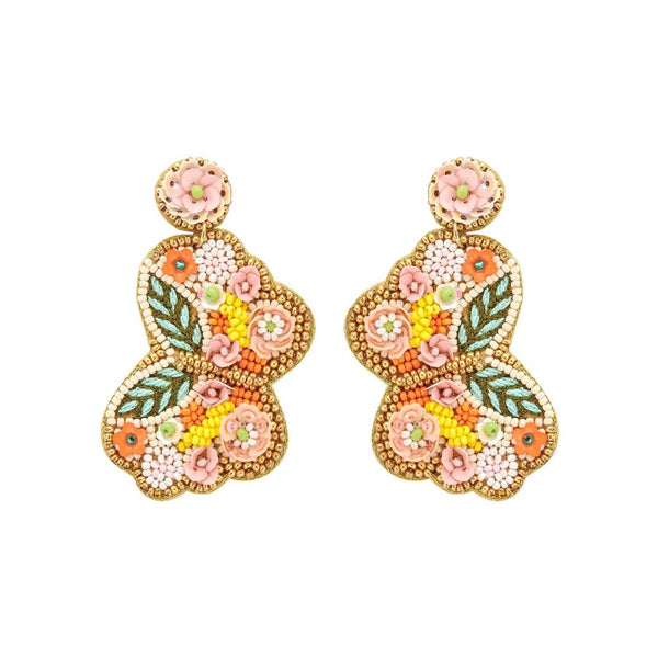 Beaded Butterfly Earring - Multicolour-Nook & Cranny Gift Store-2019 National Gift Store Of The Year-Ireland-Gift Shop