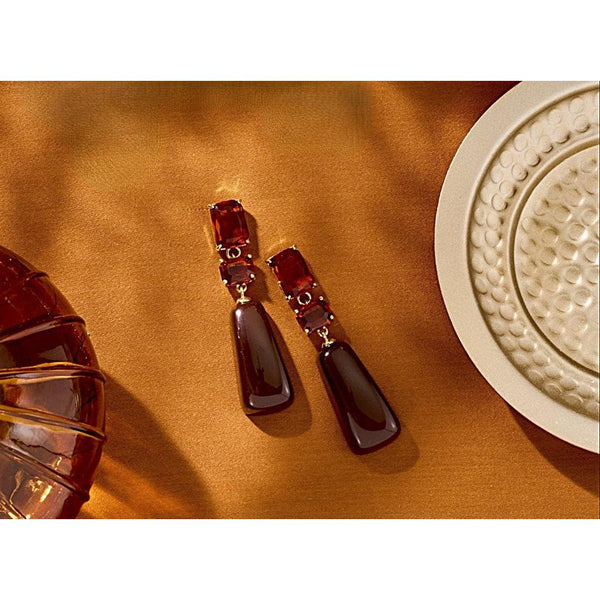 Amber Crest - Earrings-Nook & Cranny Gift Store-2019 National Gift Store Of The Year-Ireland-Gift Shop