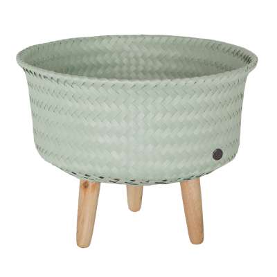 Low down planter basket with cinnamon wood legs.-Nook & Cranny Gift Store-2019 National Gift Store Of The Year-Ireland-Gift Shop