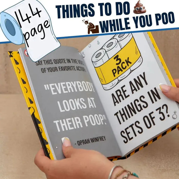 How to poop without your phone - Hardback Book-Nook & Cranny Gift Store-2019 National Gift Store Of The Year-Ireland-Gift Shop
