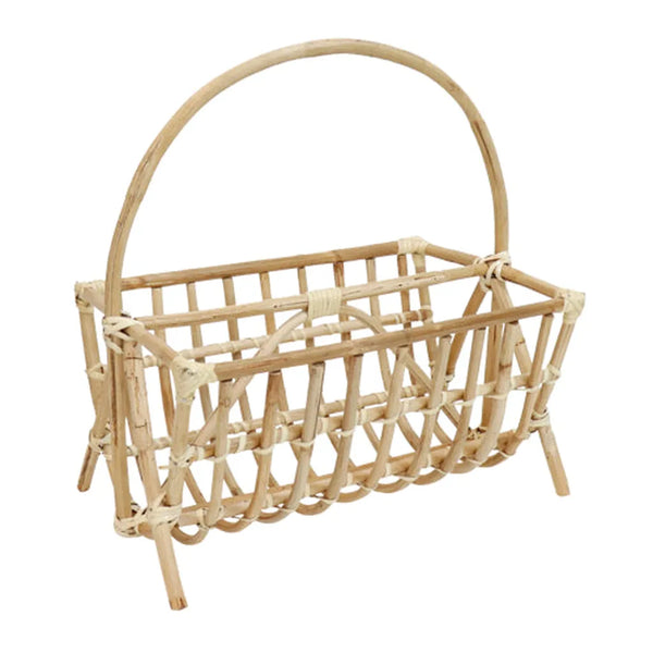 Stylish Rattan Magazine Holder-Nook & Cranny Gift Store-2019 National Gift Store Of The Year-Ireland-Gift Shop