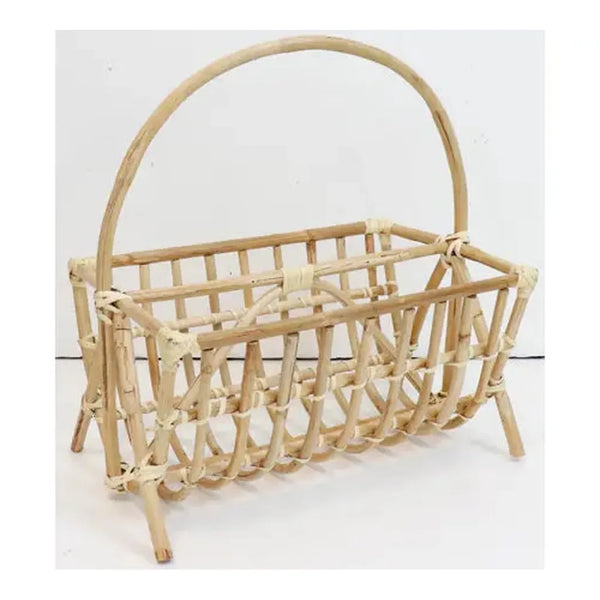 Stylish Rattan Magazine Holder-Nook & Cranny Gift Store-2019 National Gift Store Of The Year-Ireland-Gift Shop