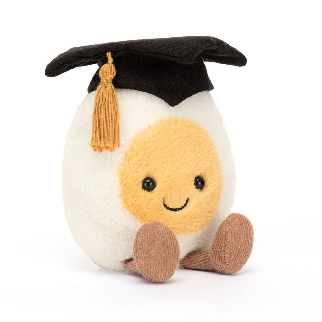 Amusable Graduation Boiled Egg by Jellycat Nook Cranny