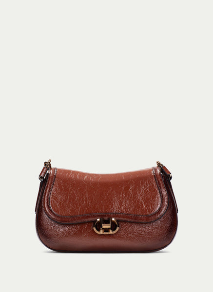 Hispanitas Shoulder / Cross Body Leather Bag - Deep Tan-Nook & Cranny Gift Store-2019 National Gift Store Of The Year-Ireland-Gift Shop