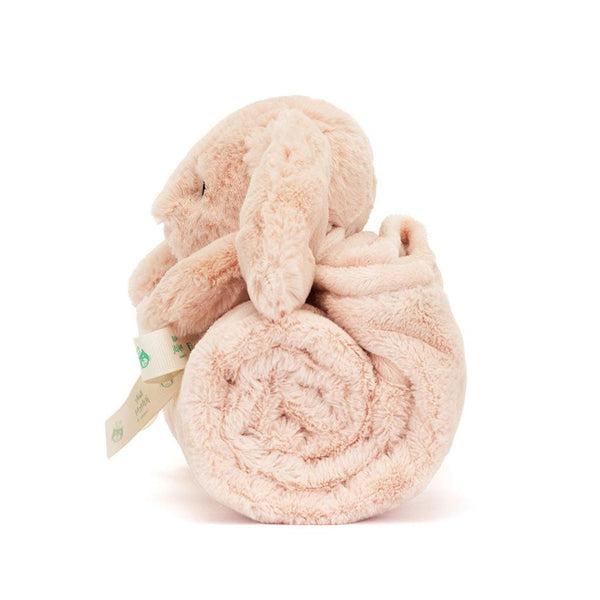 Bashful Blush Bunny Blankie - by Jellycat-Nook & Cranny Gift Store-2019 National Gift Store Of The Year-Ireland-Gift Shop