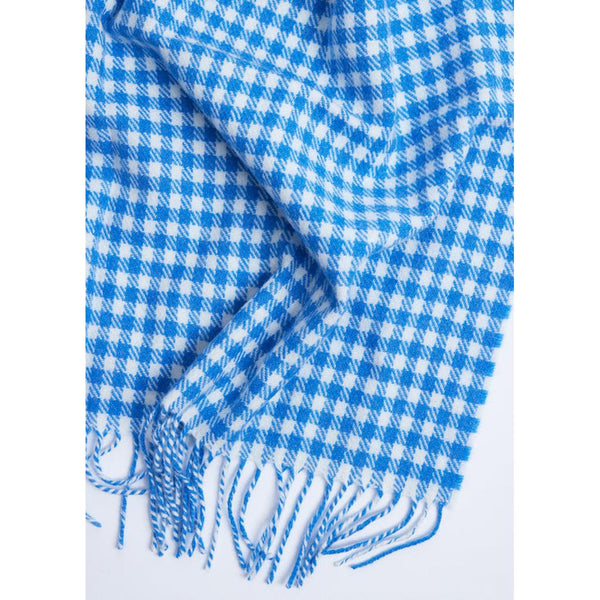 Foxford Cornish Blue Gingham Baby Blacket - 100% Lambswool-Nook & Cranny Gift Store-2019 National Gift Store Of The Year-Ireland-Gift Shop