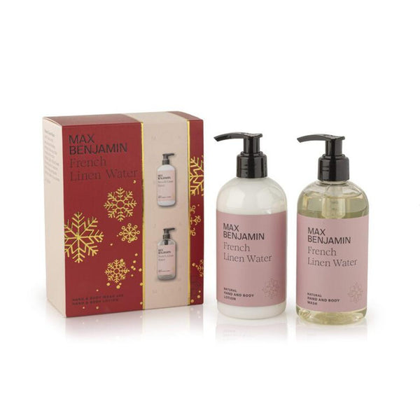 Max Benjamin - French Linen Water Luxury Hand and Body Wash & Lotion Christmas Gift Box-Nook & Cranny Gift Store-2019 National Gift Store Of The Year-Ireland-Gift Shop
