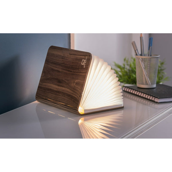 Smart Book Light - Large Walnut Wood-Nook & Cranny Gift Store-2019 National Gift Store Of The Year-Ireland-Gift Shop