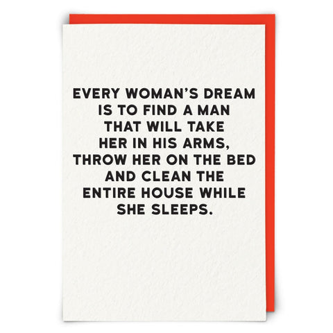 Every woman's dream...