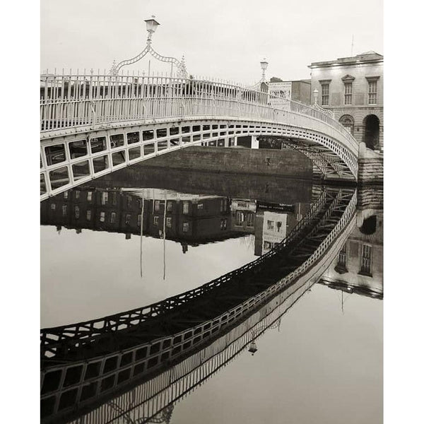 Irish Artefact Art Print ' Ha'Penny Bridge ' - Dominique Beyens Photography-Nook & Cranny Gift Store-2019 National Gift Store Of The Year-Ireland-Gift Shop