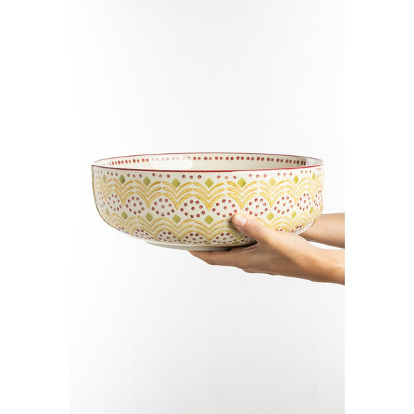 Ceramic Serving Bowl - Oriental-Nook & Cranny Gift Store-2019 National Gift Store Of The Year-Ireland-Gift Shop
