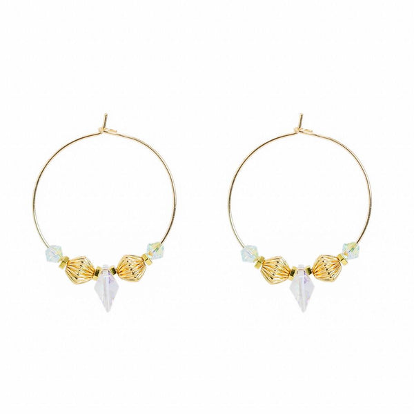 Aoibhianne Glow Hoop Earrings-Nook & Cranny Gift Store-2019 National Gift Store Of The Year-Ireland-Gift Shop