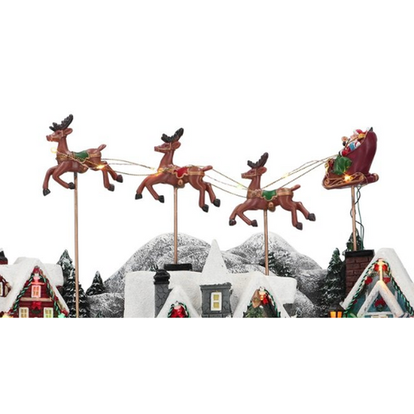 Musical Christmas Village Scenery with Train Decoration-Nook & Cranny Gift Store-2019 National Gift Store Of The Year-Ireland-Gift Shop