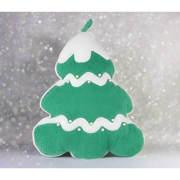 Christmas Tree Shaped Cushion-Nook & Cranny Gift Store-2019 National Gift Store Of The Year-Ireland-Gift Shop