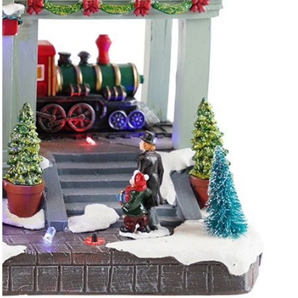 Musical Christmas Scenery - Santa's Gift Shop-Nook & Cranny Gift Store-2019 National Gift Store Of The Year-Ireland-Gift Shop