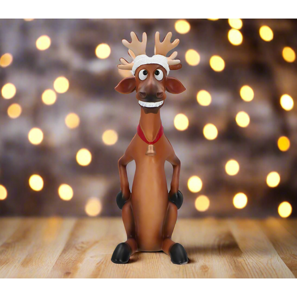 Smiley Reindeer Standing Decoration-Nook & Cranny Gift Store-2019 National Gift Store Of The Year-Ireland-Gift Shop