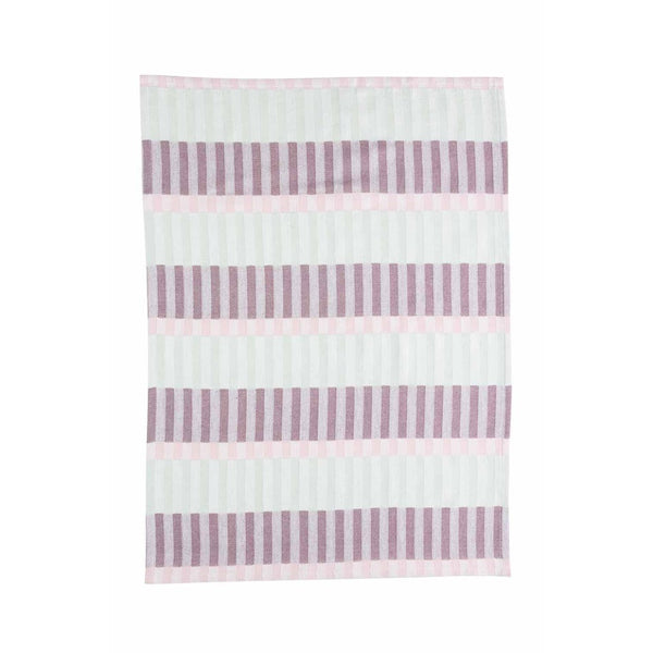 Set of 2 Blocks Tea Towels - Lilac / Lilac & White-Nook & Cranny Gift Store-2019 National Gift Store Of The Year-Ireland-Gift Shop