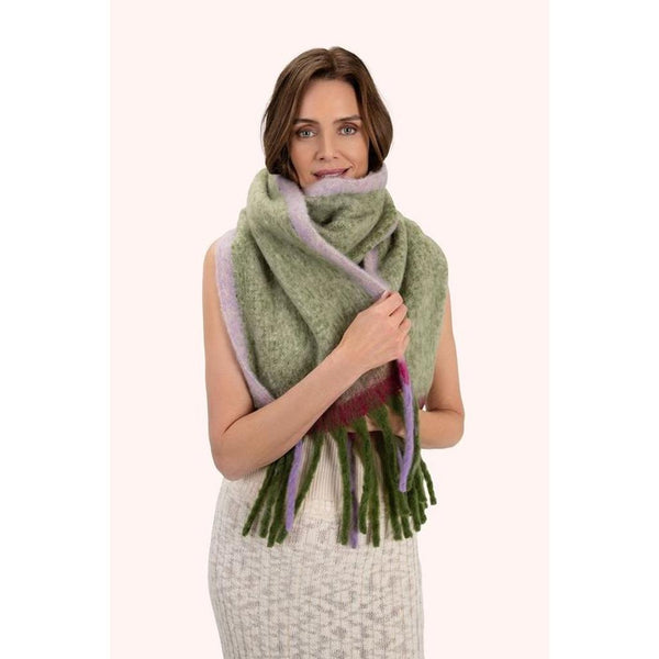 Aria Cozy Scarf - Sage-Nook & Cranny Gift Store-2019 National Gift Store Of The Year-Ireland-Gift Shop