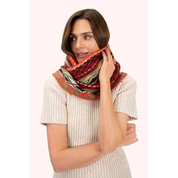 Kayla Fair Isle Snood - Russet-Nook & Cranny Gift Store-2019 National Gift Store Of The Year-Ireland-Gift Shop