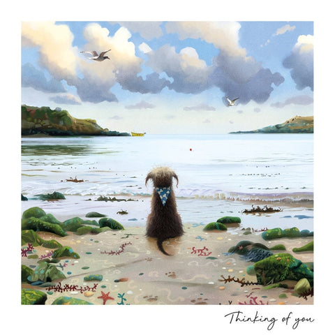 Dog at the seaside... (Thinking of you)-Nook & Cranny Gift Store-2019 National Gift Store Of The Year-Ireland-Gift Shop