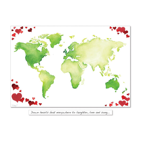 A card for every Irish County - IRISH HEARTS beat everywhere to love laughter and song...c-Nook & Cranny Gift Store-2019 National Gift Store Of The Year-Ireland-Gift Shop