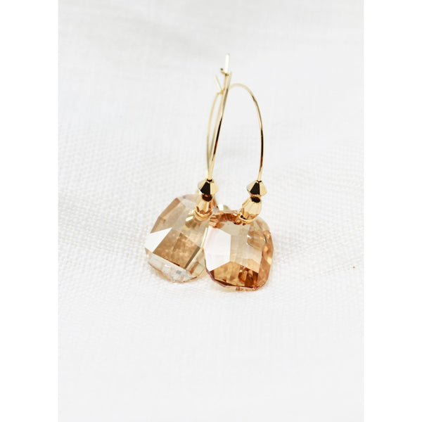 Golden Glow - Luxe Hoops-Nook & Cranny Gift Store-2019 National Gift Store Of The Year-Ireland-Gift Shop