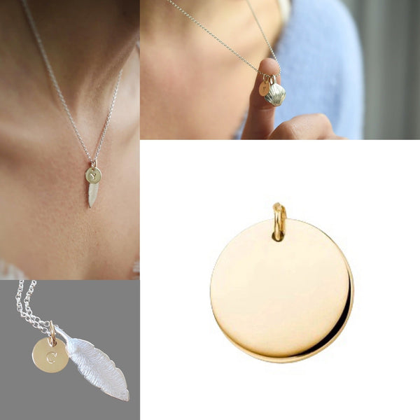 Blank Gold Disk (14ct Filled Gold) - Made in Laois!-Nook & Cranny Gift Store-2019 National Gift Store Of The Year-Ireland-Gift Shop