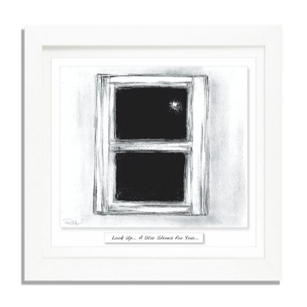 A Star - Framed Irish Print-Nook & Cranny Gift Store-2019 National Gift Store Of The Year-Ireland-Gift Shop