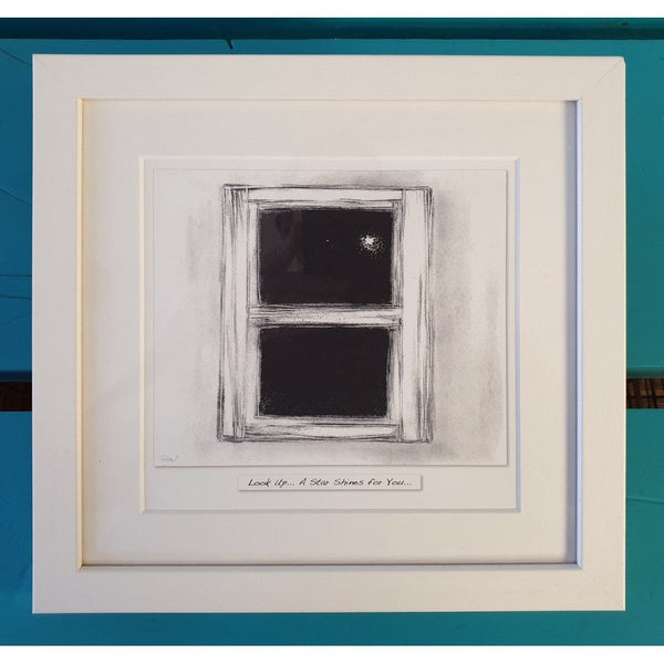 A Star - Framed Irish Print-Nook & Cranny Gift Store-2019 National Gift Store Of The Year-Ireland-Gift Shop