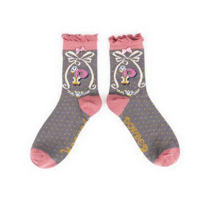 Luxury Bamboo Socks - Personalised with your very own initial..!-Nook & Cranny Gift Store-2019 National Gift Store Of The Year-Ireland-Gift Shop
