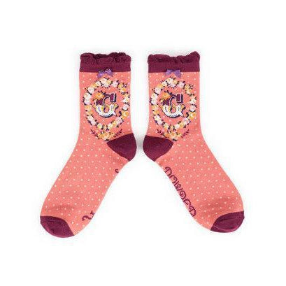 Luxury Bamboo Socks - Personalised with your very own initial..!-Nook & Cranny Gift Store-2019 National Gift Store Of The Year-Ireland-Gift Shop