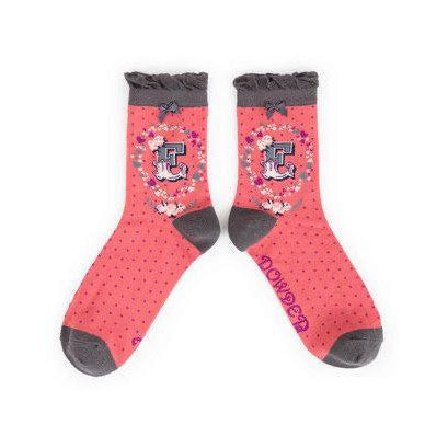 Luxury Bamboo Socks - Personalised with your very own initial..!-Nook & Cranny Gift Store-2019 National Gift Store Of The Year-Ireland-Gift Shop