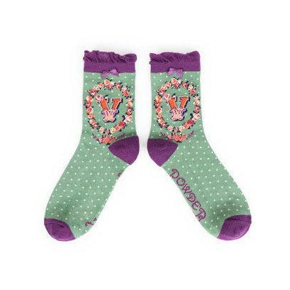 Luxury Bamboo Socks - Personalised with your very own initial..!-Nook & Cranny Gift Store-2019 National Gift Store Of The Year-Ireland-Gift Shop