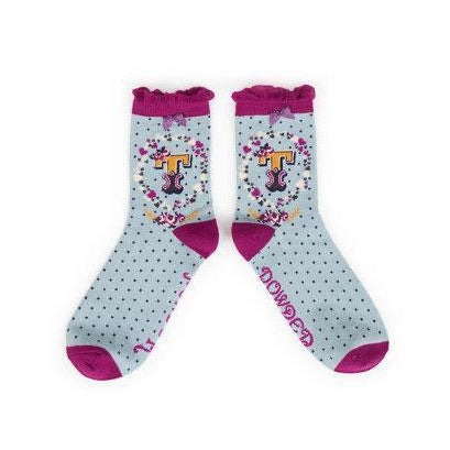 Luxury Bamboo Socks - Personalised with your very own initial..!-Nook & Cranny Gift Store-2019 National Gift Store Of The Year-Ireland-Gift Shop