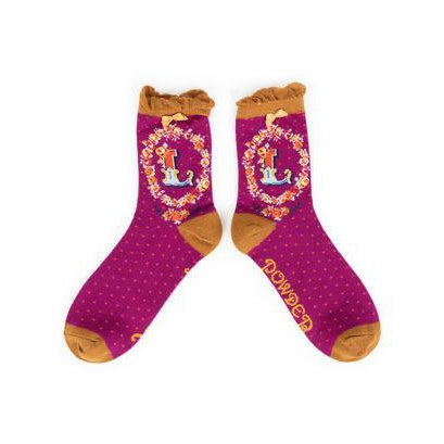 Luxury Bamboo Socks - Personalised with your very own initial..!-Nook & Cranny Gift Store-2019 National Gift Store Of The Year-Ireland-Gift Shop