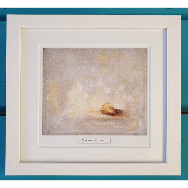 You Are My Rock - Framed Irish Art Print-Nook & Cranny Gift Store-2019 National Gift Store Of The Year-Ireland-Gift Shop