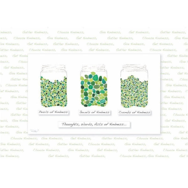 Crumbs, Pearls and Jewels of Kindness - Framed Irish Art Print-Nook & Cranny Gift Store-2019 National Gift Store Of The Year-Ireland-Gift Shop