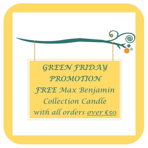 FREE Max Benjamin Collections Candle for orders over €50+-Nook & Cranny Gift Store-2019 National Gift Store Of The Year-Ireland-Gift Shop-Gifts for