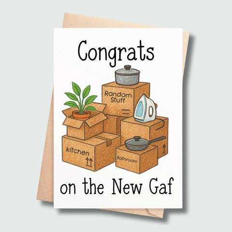 Congrats on the new gaf...-Nook & Cranny Gift Store-2019 National Gift Store Of The Year-Ireland-Gift Shop