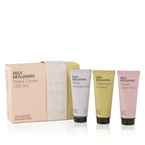 Max Benjamin - Hand Cream Trio Gift Set (3x75ml)-Nook & Cranny Gift Store-2019 National Gift Store Of The Year-Ireland-Gift Shop