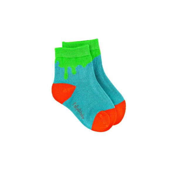 Bamboo Stripe Socks - Green Paint Spill-Nook & Cranny Gift Store-2019 National Gift Store Of The Year-Ireland-Gift Shop
