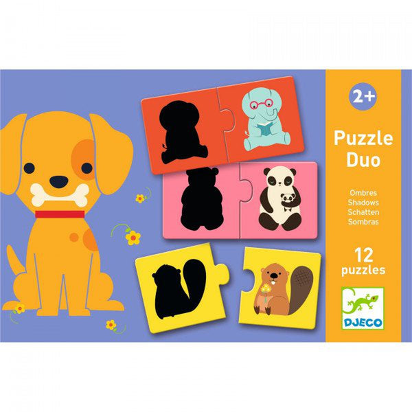 Djeco - Puzzle Duo (Shadow)-Nook & Cranny Gift Store-2019 National Gift Store Of The Year-Ireland-Gift Shop