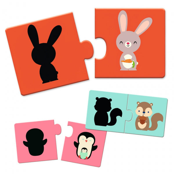 Djeco - Puzzle Duo (Shadow)-Nook & Cranny Gift Store-2019 National Gift Store Of The Year-Ireland-Gift Shop