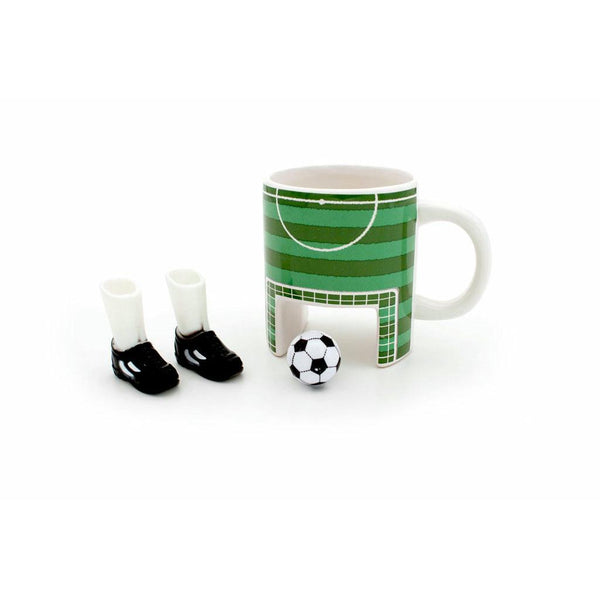 Ceramic Soccer Mug with Finger Gloves and Ball-Nook & Cranny Gift Store-2019 National Gift Store Of The Year-Ireland-Gift Shop
